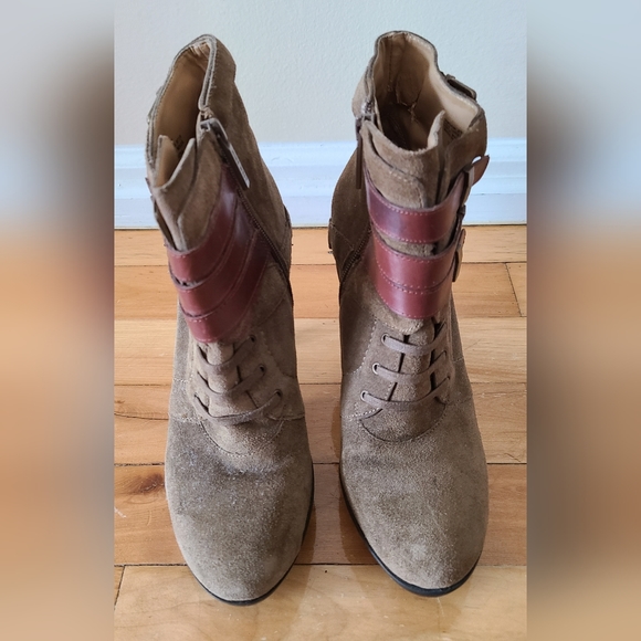 NEW! Nine West Military Ankle Boots (US7.5) - Picture 5 of 16